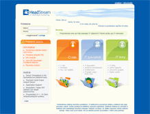 Tablet Screenshot of headstream.sk